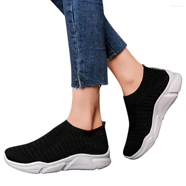 Scarpe di fitness blwbyl 2024 sneaker da donna casual slip slip su mesh women leisure traspirante da donna che corre da donna