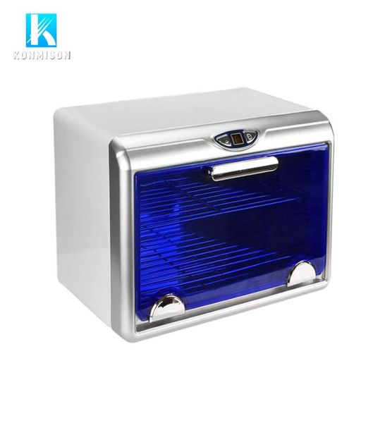 Pro -Nagelkunst -Werkzeug Sterilisation LED UV Sterilizerschrank Desinfektion mit Ozon 8W UVC -Licht für Salon Verwenden Sie kleine Werkzeuge Desinfect5266442