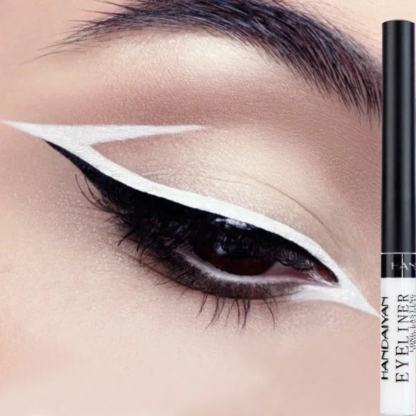 Eyeliner Matt flüssiger Eyeliner Schnell trocken wasserdichte farbenfrohe Neon Eyeliner Bleistift weiß blau lila Farbe Eyeliner Kosmetisches Make -up -Werkzeug