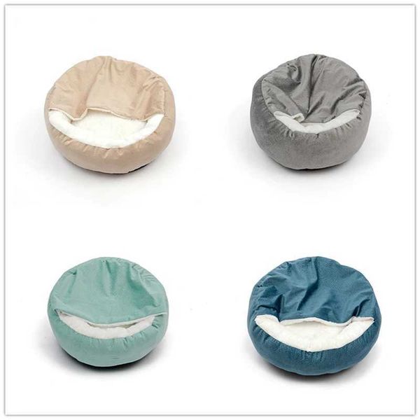 Кровати для кошек мебель -ортопедическая собачья кровать с одеялом с капюшоном