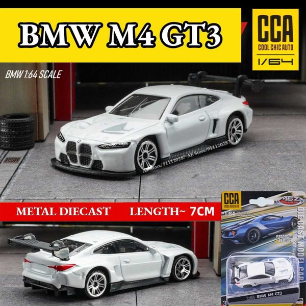 Diecast Model Cars Escala 1/64 BMW M4 GTS Z4 M40I Mini Modelo de carro Réplica Móveis Móveis VEÍCULO VERÃO DIECAST GROY PAR