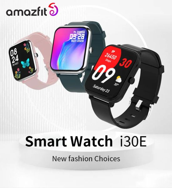 Relógios 2023 Amazfit Novo relógio inteligente para mulheres de oxigênio de oxigênio de sangue GPS Motion Trail IP68 Homens de moda à prova d'água para iOS Android