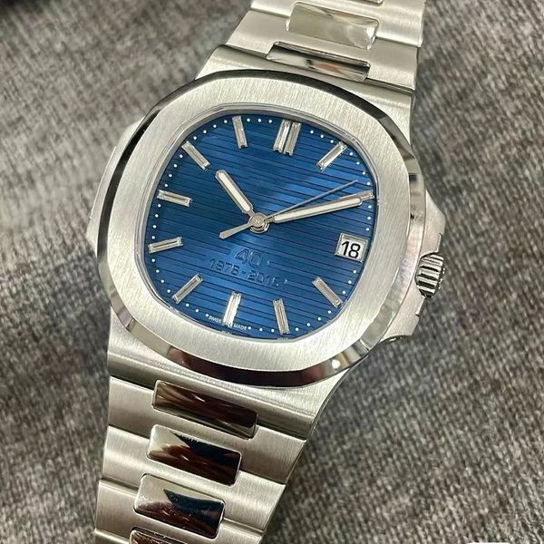 Herren Uhr hochwertige Designer -Uhr Luxus 38 -mm -Zifferblatt modische Edelstahl -Herren -Uhr -Wach -Marke tragen Uhr