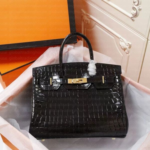 Дизайнерская сумка может быть сумкой для наплечника, элегантная, простая, универсальная, модная высококачественная кожаная сумка для крокодила высокая сумка высокого класса.