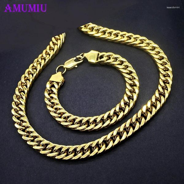 Серьги ожерелья устанавливают ювелирные украшения Amumiu Summer Teaby Chain Shinning Etnic Style Bracelet Мужчины женщины JS193