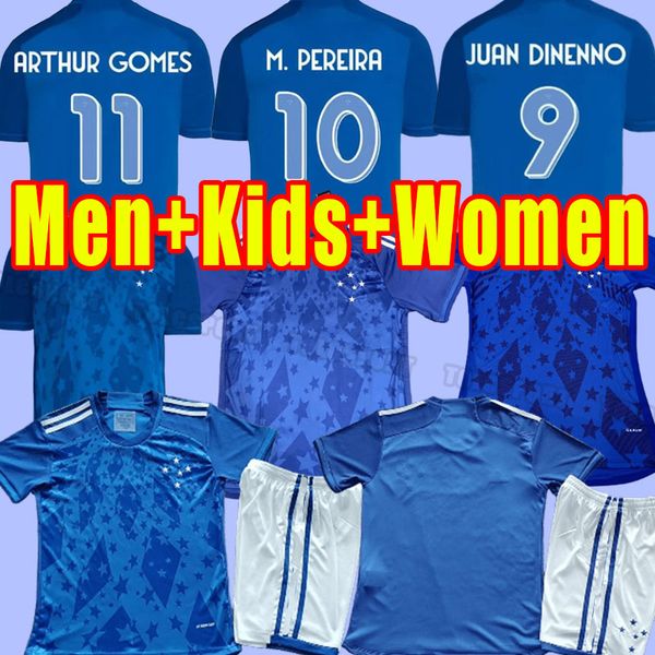 24 25 Maglie da calcio Cruzeiro EC R.Sobis Airton M.Moreno Pottker 2024 2025 a casa 3a camicia da calcio femmini