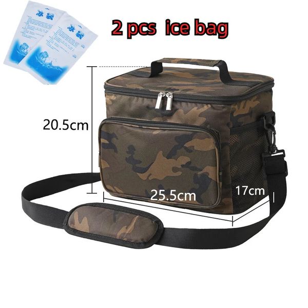 Bolsa de refrigerador portátil Sacos térmicos da praia Caixa de lancheira de alimentos isolados para viagem Térmica Picnic Camping Drinks Bag 240424