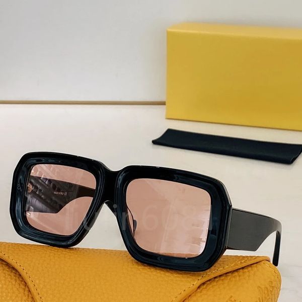 Occhiali da sole neri per donne occhiali da sole designer di alta qualità uomini famosi classici retrò di lussuoso marca di lussuoso stilista occhiali da sole