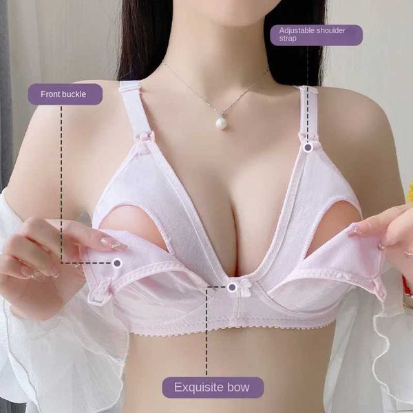 La maternità intimata infrangimento di cure in gravidanza reggreta da donna in gravidanza biancheria da donna in gravidanza che raccolgono push up reggiseno wireless mangime reggiseno senza soluzione di continuità femmina womensl2405