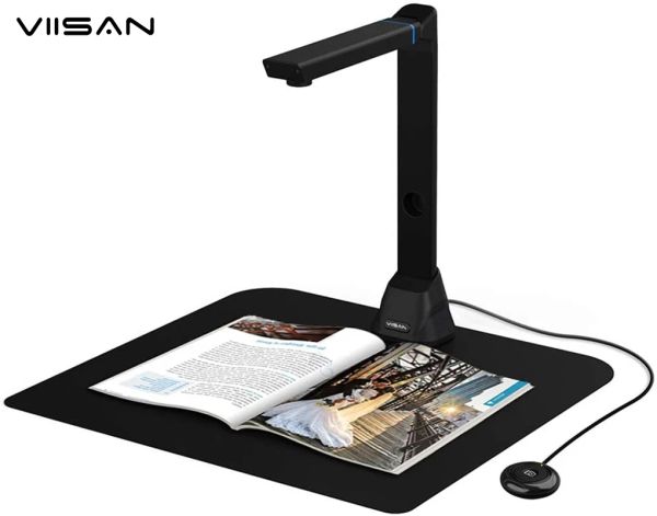 Сканеры Viisan VK16 Книжный сканер Сканер Высокая Определение 16 -мегапиксельного портативного сканера для Office TeacherCapture Размер A3 Multillageage
