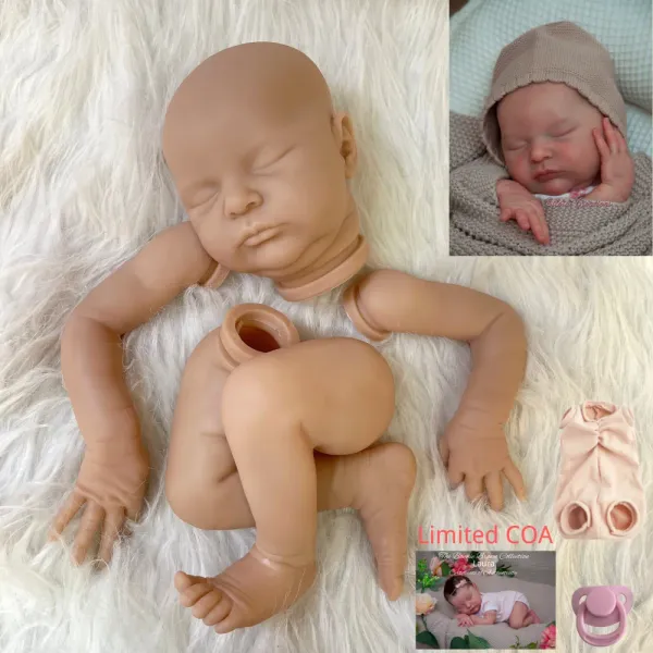 Bonecas Novo Kit de boneca inacabado de 20,5 polegadas Real