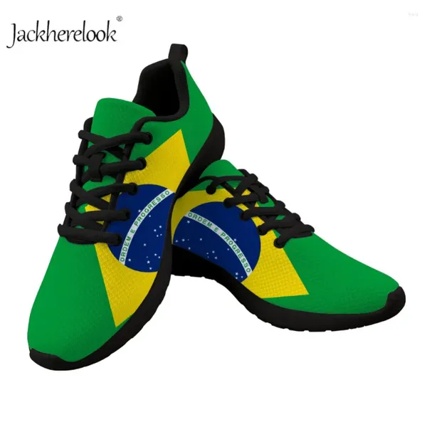 Scarpe casual jackherelook brasile calcio sneaker uomini leggeri in maglia traspirante alla primavera estate aluso di zapatos hombre