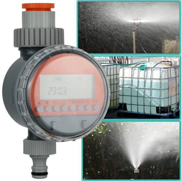Dekorationen Kesla -Ballventil Bewässerung Timer Automatische LCD -Wassertank -Controller Irrigator für Hausgarten Gewächshaus