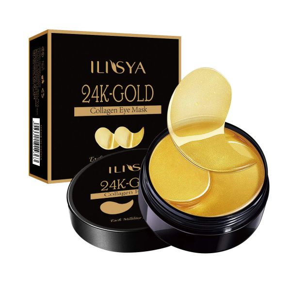 Face ilisyacollagen máscara olho 24k olho dourado remeweed olho de alma -ocular círculos escuros antipuffiness antienagem olhos hidratantes 60pcs