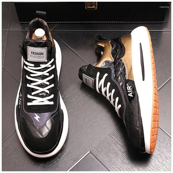 Scarpe casual Fashion Light Uomini traspiranti Tenis Lace-Up Designer Sneakers Zapatos Hombre's Men's's