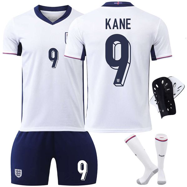 Fußballtrikot 2024 Cup England Trikot Größe 9 Kane 10 Bellingham 20 Foden Football Kit Version