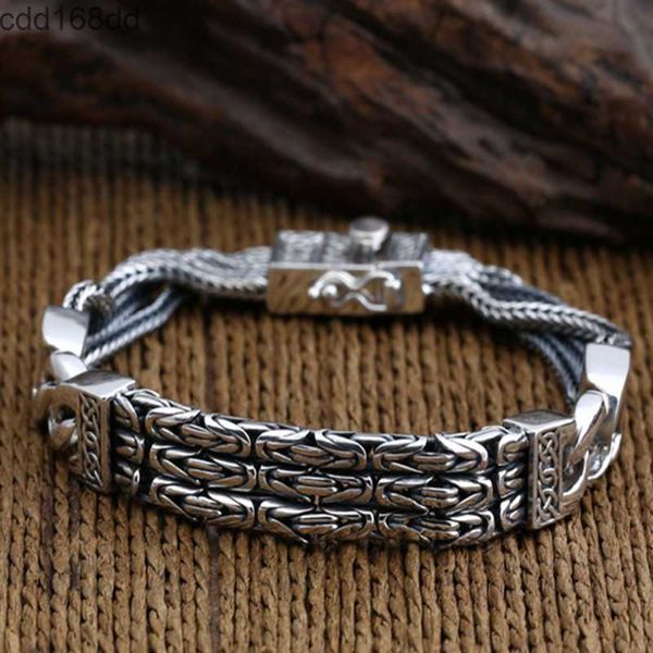 CHARM BRACELETS S925 STERLING Gümüş Renkli Bilezikler Erkekler Kadınlar S925 Katı Tay Gümüş Zincir Bilezikler Güzel Takı Doğum Günü En İyi Hediyeler