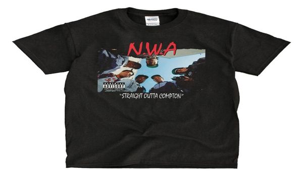 2020 Fashion Summer Style Nwa Straight Out Out Compton Black Tshirt Shirt2152693