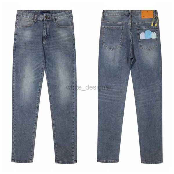 Джинсы Мужские дизайнерские плотные тыква джинсовые брюки Джинсы добавить флисовые сгущения для расщепления.