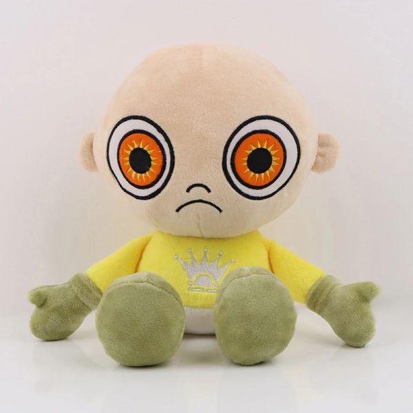 Blocchi 28 cm Il bambino in peluche giallo giocattoli kawaii baby imbottito bambole soft game horror game plushhie figura giocattoli per bambini per bambini regali per bambini