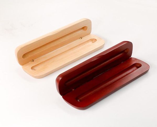 Scatole a penna singole custodie in legno di alta qualità scatole regalo in legno naturale vuoto16896538
