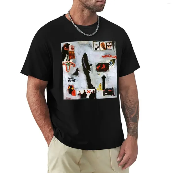 Polos da uomo Street Paint Lucki-Sveglia t-shirt abiti carini a maniche corte maglietta a asciugatura rapida magliette di grandi dimensioni per uomini