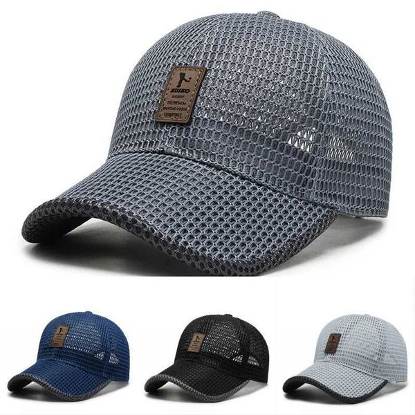 Ball Caps Summer Womens Mesh Bashaless Baseball C UV защита от открытия.