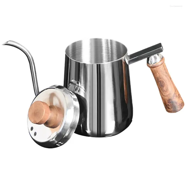 Кружки Gooseneck Tea Kettle Pour Coffee Dripper для кемпинга плита из нержавеющей стали