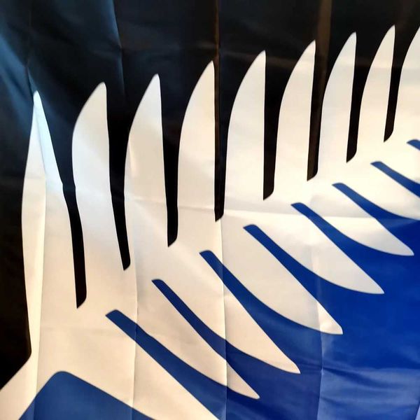 Bandeira bandeira bandeira da bandeira da Nova Zelândia Banner de folhas internas decoração externa poliéster 90x150cm