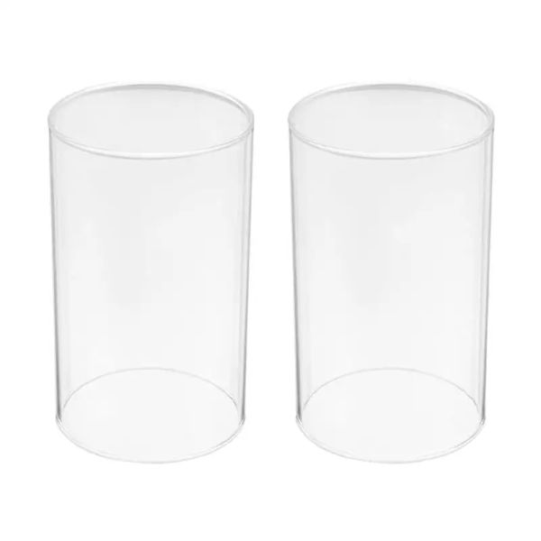 THIETS 2 pezzi Candele in vetro Candele Candelabra Porta di candele per matrimoni Nordic Home Decor Wedding Glass Candelabra Candelatore Candela