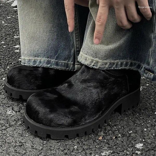 Sıradan Ayakkabı Moda Tasarım Erkekler Deri Kaynakları Üzerinde Slip Kadınlar Derby Kalın Soluned Unisex Loafers