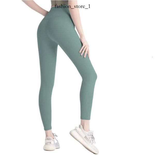 2023 Yoga Pantolon Lu Hizalama Taytlar Kadın Şort Kırpılmış Pantolon Kıyafetleri Bayan Pantolon Egzersiz Fitness Giyim Taytlar Slim Fit Hizalama Pantolon 815