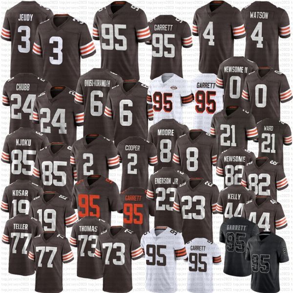 24 Nick Chubb Denzel Ward Football Trikot Deshaun Watson Cooper Myles Garrett Njoku Owusu-Koramoah Jerry Jeudy Ford Ricci Bush Hicks Bernie Kosar Moore Joe Thomas