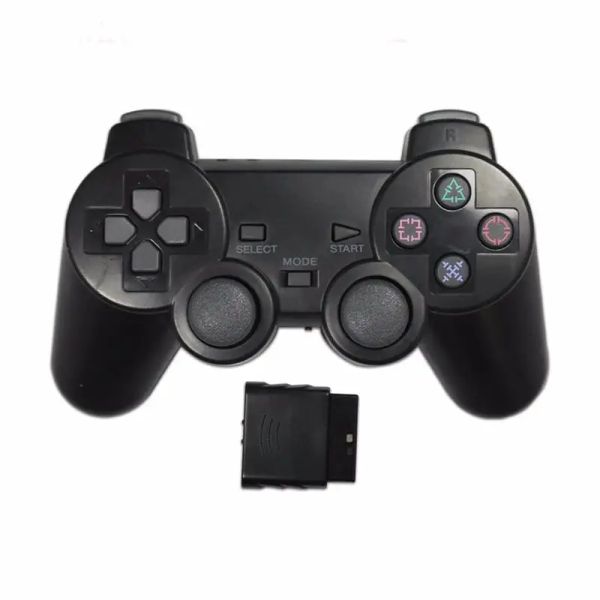 Joysticks Kablosuz Denetleyici Sony PlayStation PS2 2.4G Titreşim için Gamepad PlayStation 2 Joypad için Joystick Blutooth Denetleyici