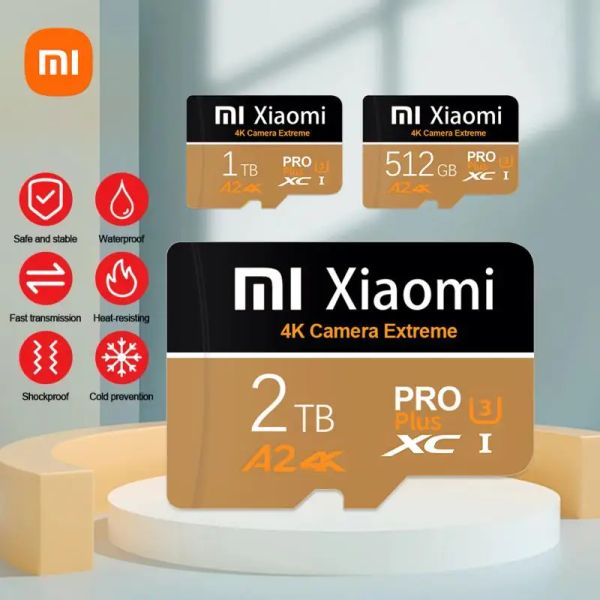 Stick Xiaomi SD -Karte Hochgeschwindigkeit SD -Speicherkarte 128 GB 256 GB 32 GB 64 GB MICRO TF SD U3 A2 TF Flash Card für Telefonkamera Tischpc