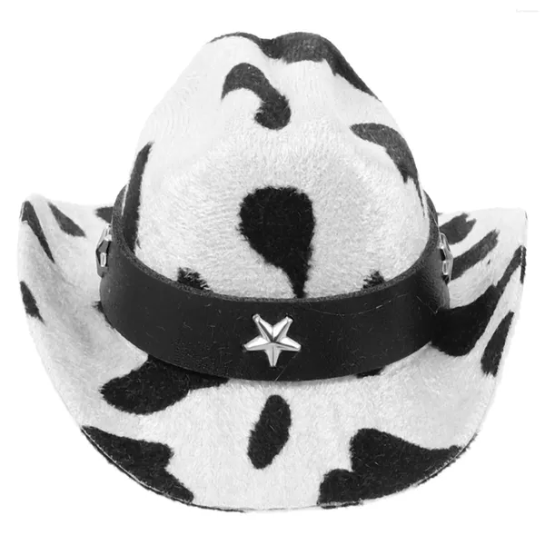 Hundekleidung Cowboyhut kleine Hats Cosplay Cap Nicht gewebter Haustierkatze Urlaub Kostüm Party Dekoration