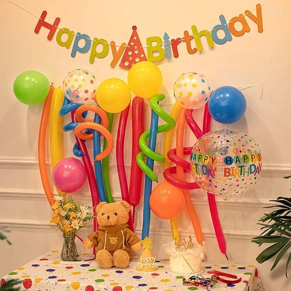 Decorazione per feste simpatiche decorazioni per palloncini per le decorazioni per l'anniversario di buon compleanno palloncini per baby shower forniture kid giocattolo delizioso regalo