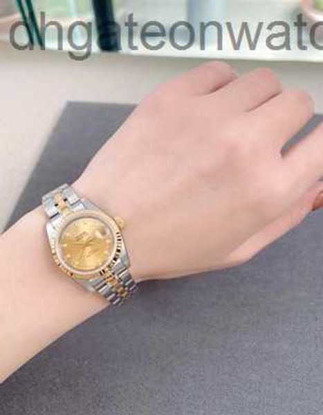 Unisex Fashion Tudery Designer Watches Imperial Princess Series 18K Precision Steel Set Time Diamond Diamond MECCANICA AUTOMATICHE WOMENS con logo originale