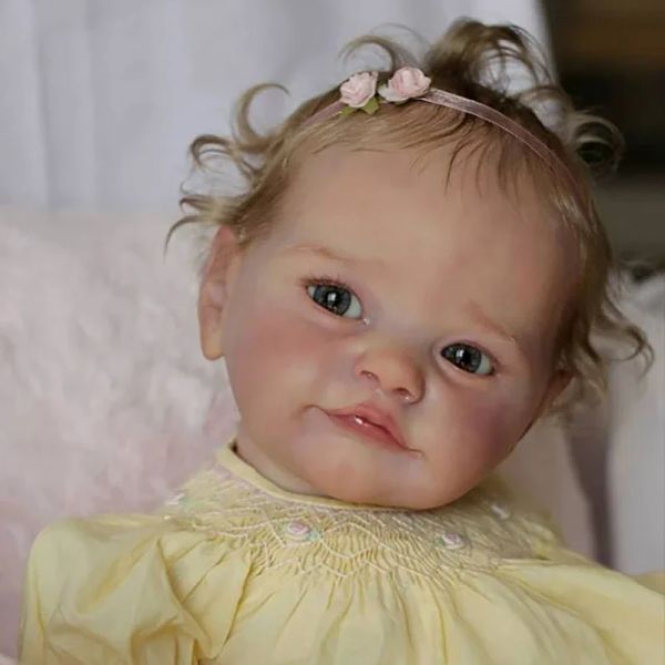 Куклы 23 -дюймовый Reborn Doll Kit Tobiah с COA оригинальный размер Lifesize Bab