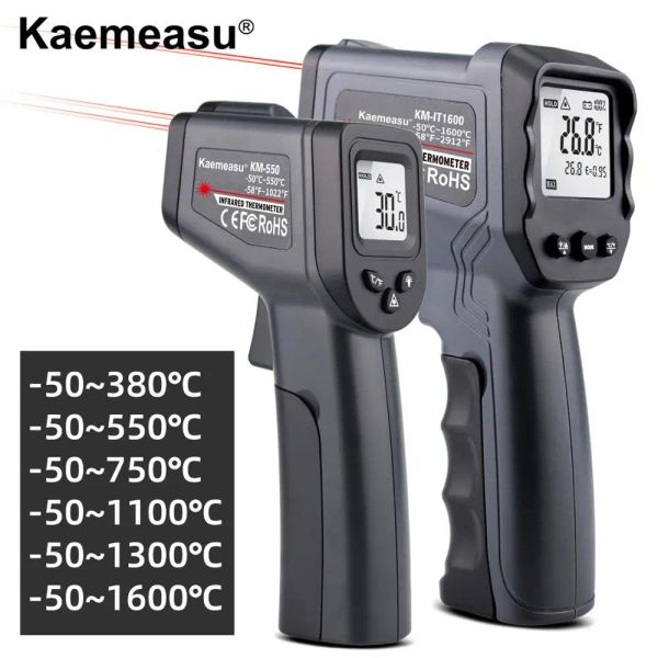 Grills Thermômetro infravermelho digital50 ~ 380/550/1100/1300/1600 Laser não -contato