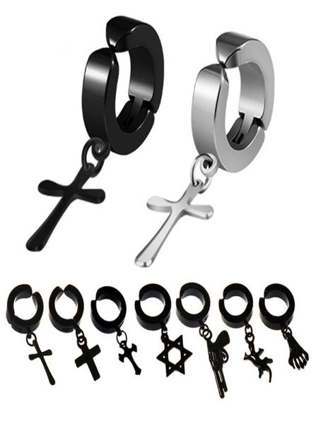 Zhenkerou Ohrmanschette Clip an Ohrringen ohne durch Piercing Unisex Titanium Männer Ohrring Manschette kein durchbohrtes Ohrohr -Ohr -Mode -Juwely8710518