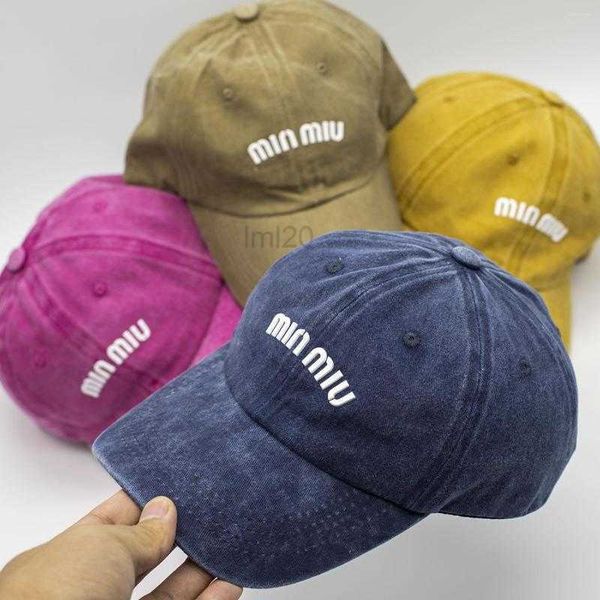 Ball Caps Ball Caps Denim Vintage Letter Emelcodery Chotch Baseball Hat Mens Sun Womens Dad Snapback Gorras capueuu1no