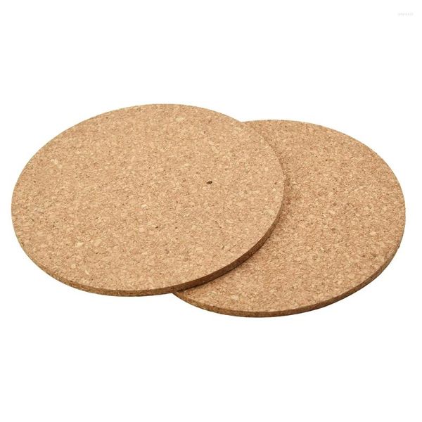 Tischmatten 10pcs Cork Coasters Quadratmatte Wein trinken Kaffee Teetasse Selbstklebliche DIY-Rückblatt für Home Bar Office