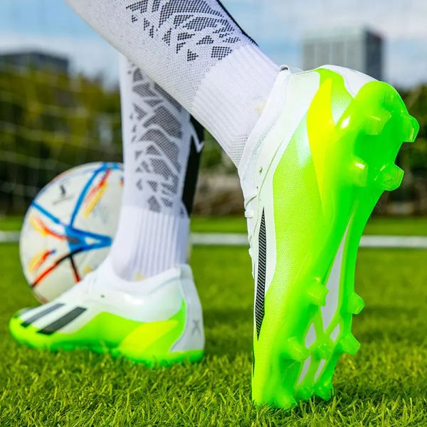 Sapatos originais cravejados masculinos de futebol boots de campo de campo de treinamento de treinamento de futebol de futebol de futebol