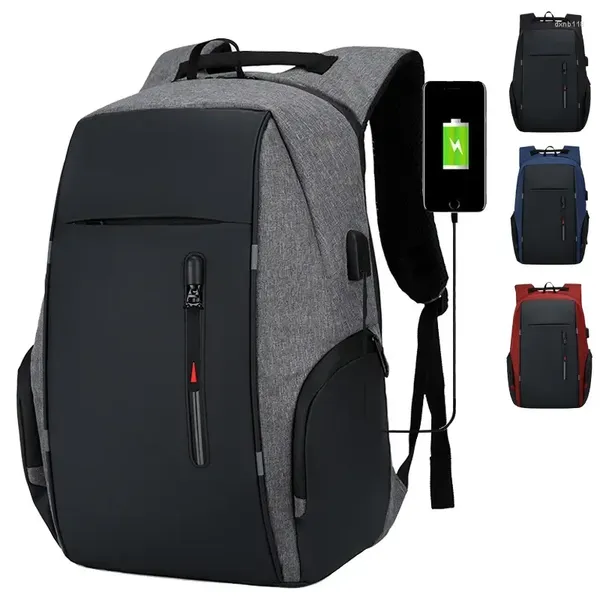 Bolsas de escola JBTP Moda Backpack Backpack Mulheres Usb Notebook Men Anti -Roubo Mochila