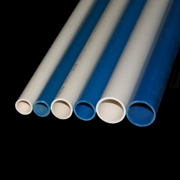 Decorações azul/branco tubo de PVC od 20mm 25mm 32mm Agriculture Garden Irrigation Tube Tubo de água Tubo de água 4850cm 1 PCS