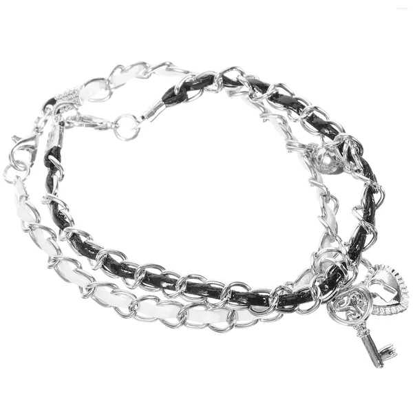 Charm Armbänder Armband für Paare Key Lock Geschenk Freund kostenlos Versandartikel übereinstimmen Dinge Stoffe Liebhaber Valentine die