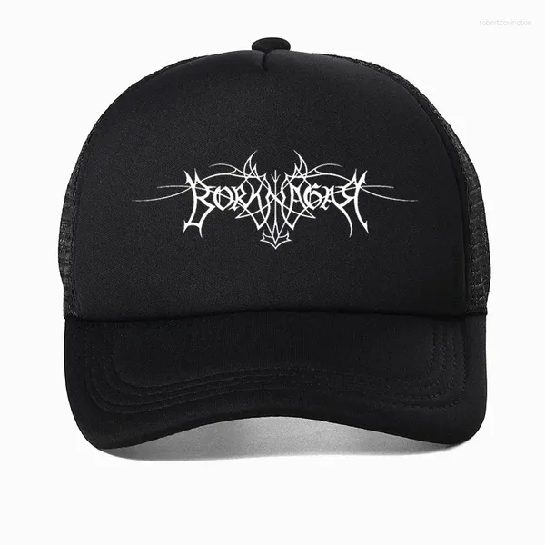 Caps de bola Borknagar Banda logotipo Cap boné norueguês Metal Men Hat Hat Cool Dark Snapback Hats Snapback Gorras