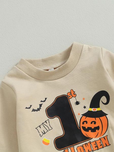 Kleidungssets entzückende Baby Mädchen Halloween Kostüm Set Kürbis Witch Tutu Kleid Stirnband süßes Kind erstes Outfit