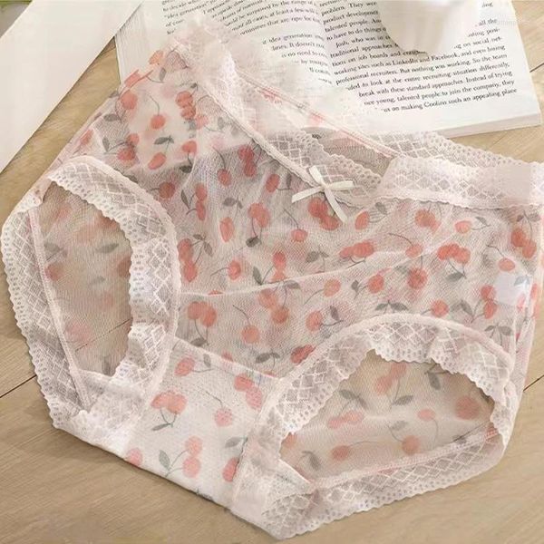 Kadın Panties 1pcs Samimi Seksi Kılavuzlar İçin Dantel Çiçek Kadın iç çamaşırı dikişsiz Japon iç çamaşırı sevimli